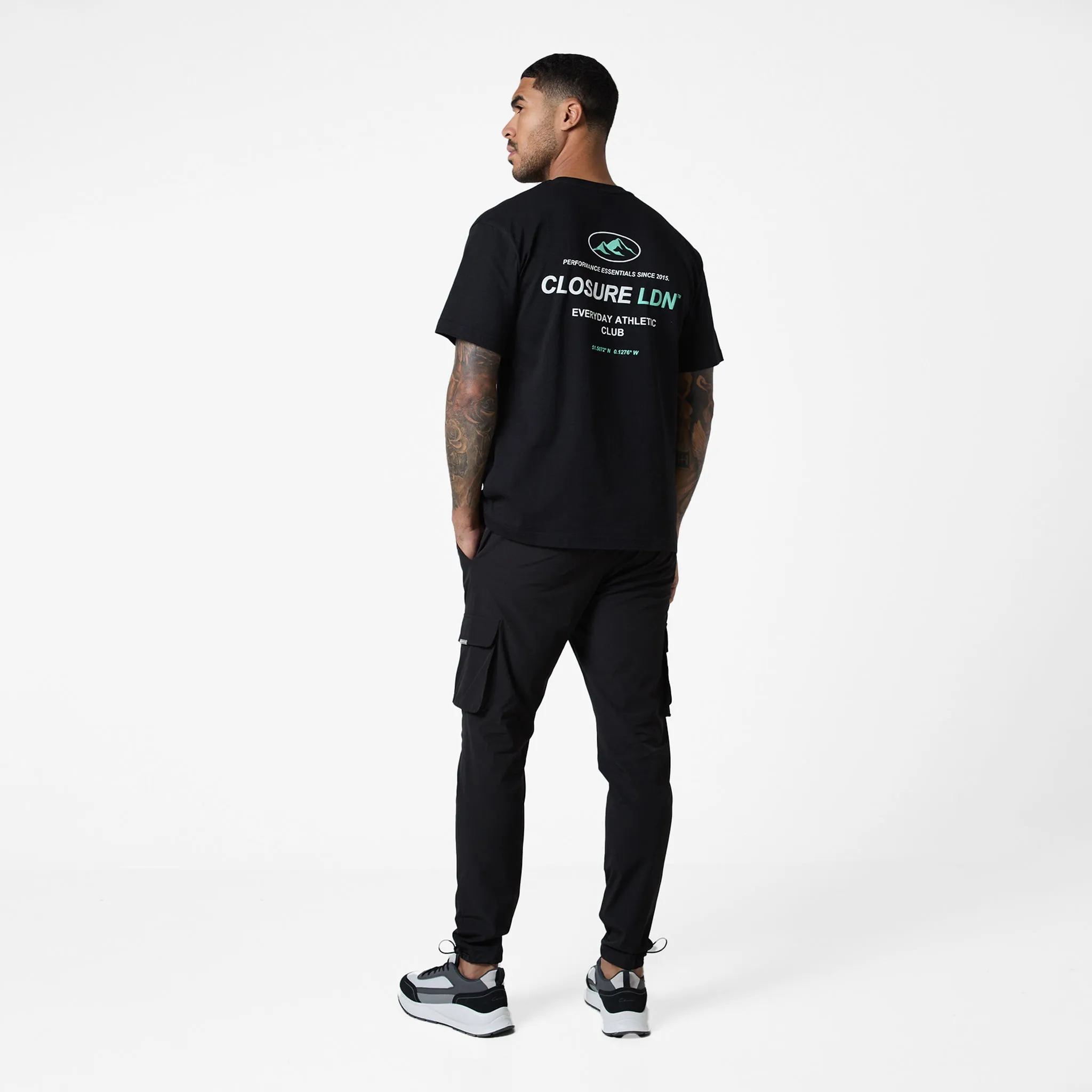 2-Pack Athletic Club T-Shirts | Black/White