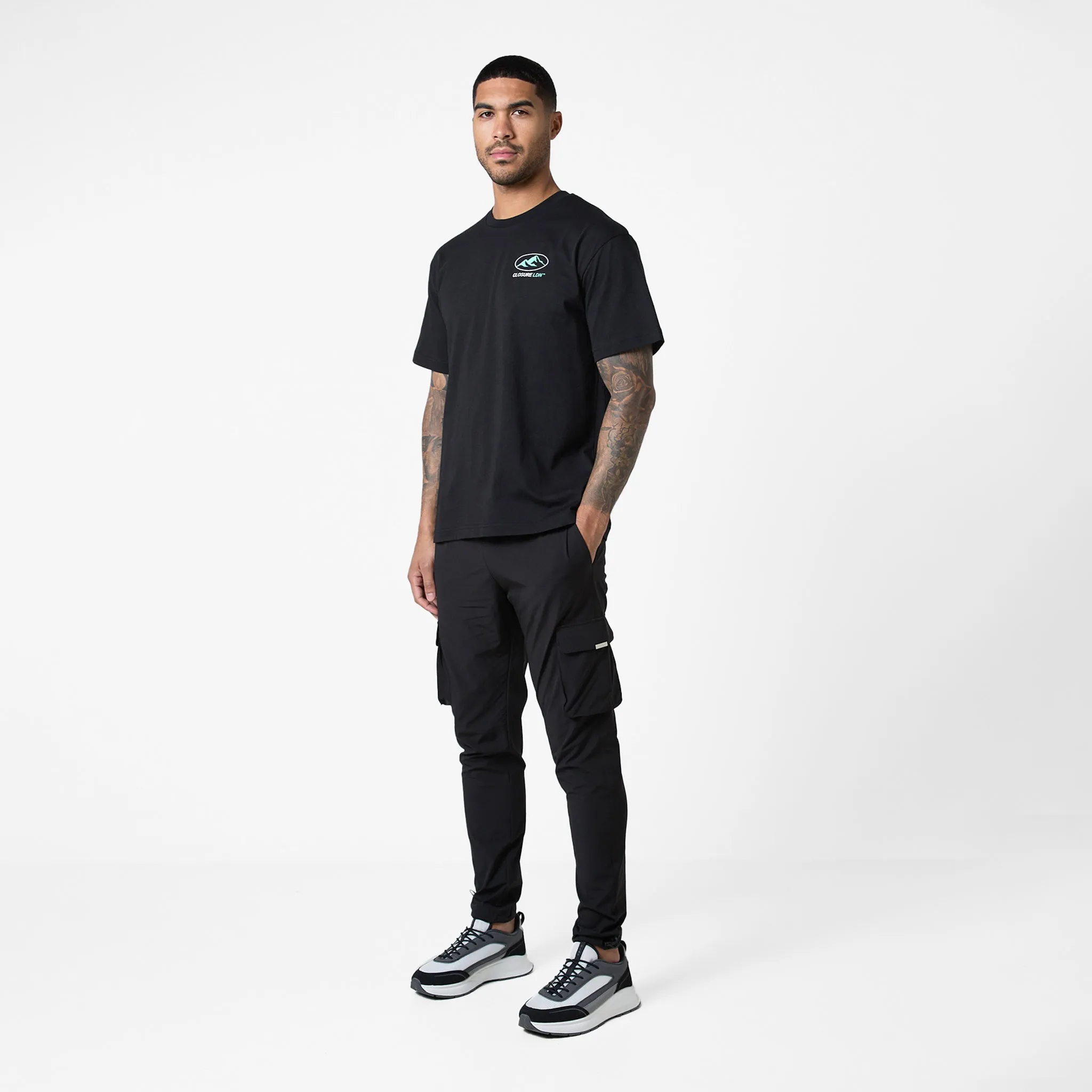 2-Pack Athletic Club T-Shirts | Black/White