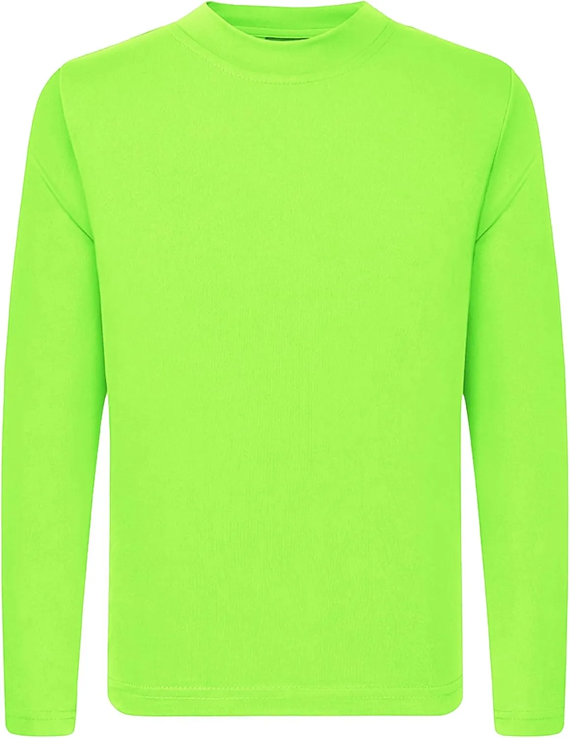 4T to Youth Neon Shirt Kids Rash Guard UPF 50  Dry Fit Athletic Long Sleeve T Shirts for Boys Girls Sports Undershirt