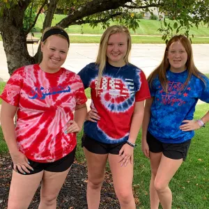 4th of July Tie-Dye Vinyl Design Shirts