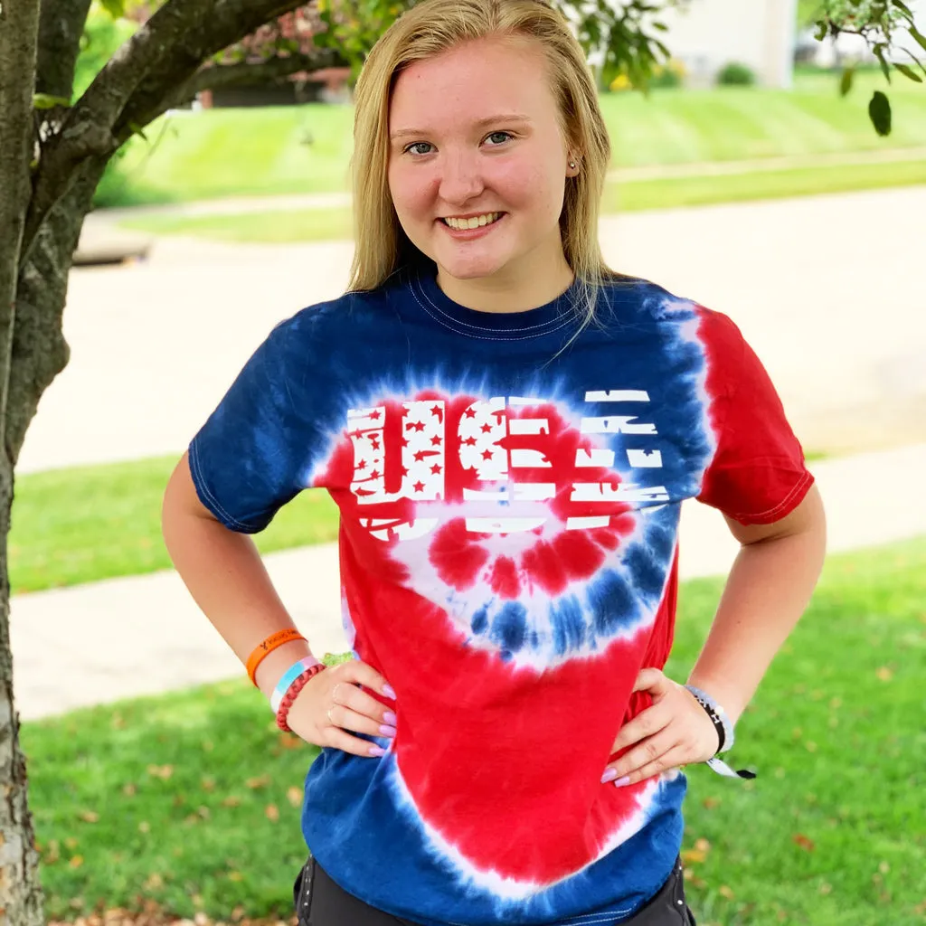4th of July Tie-Dye Vinyl Design Shirts