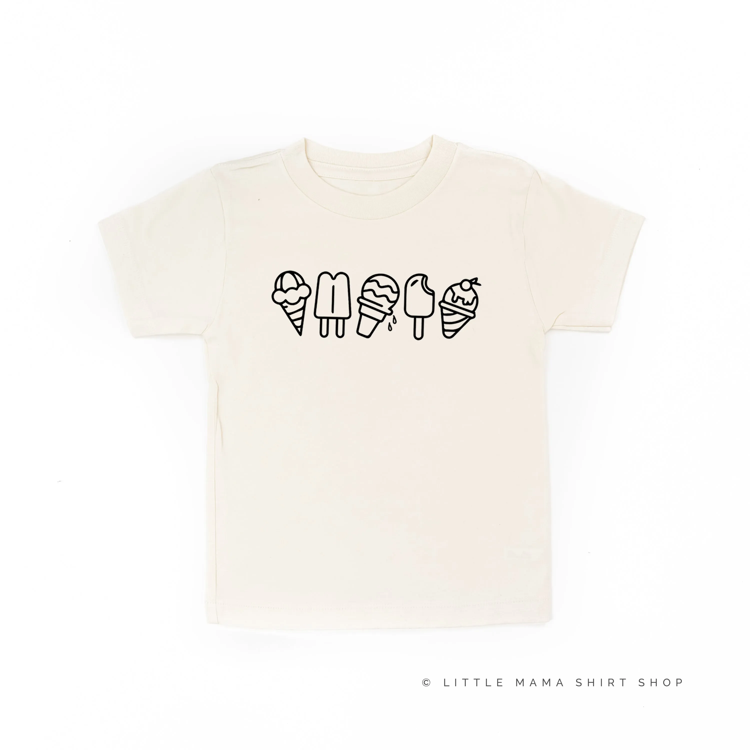 5 ACROSS ICE CREAM - Short Sleeve Child Shirt