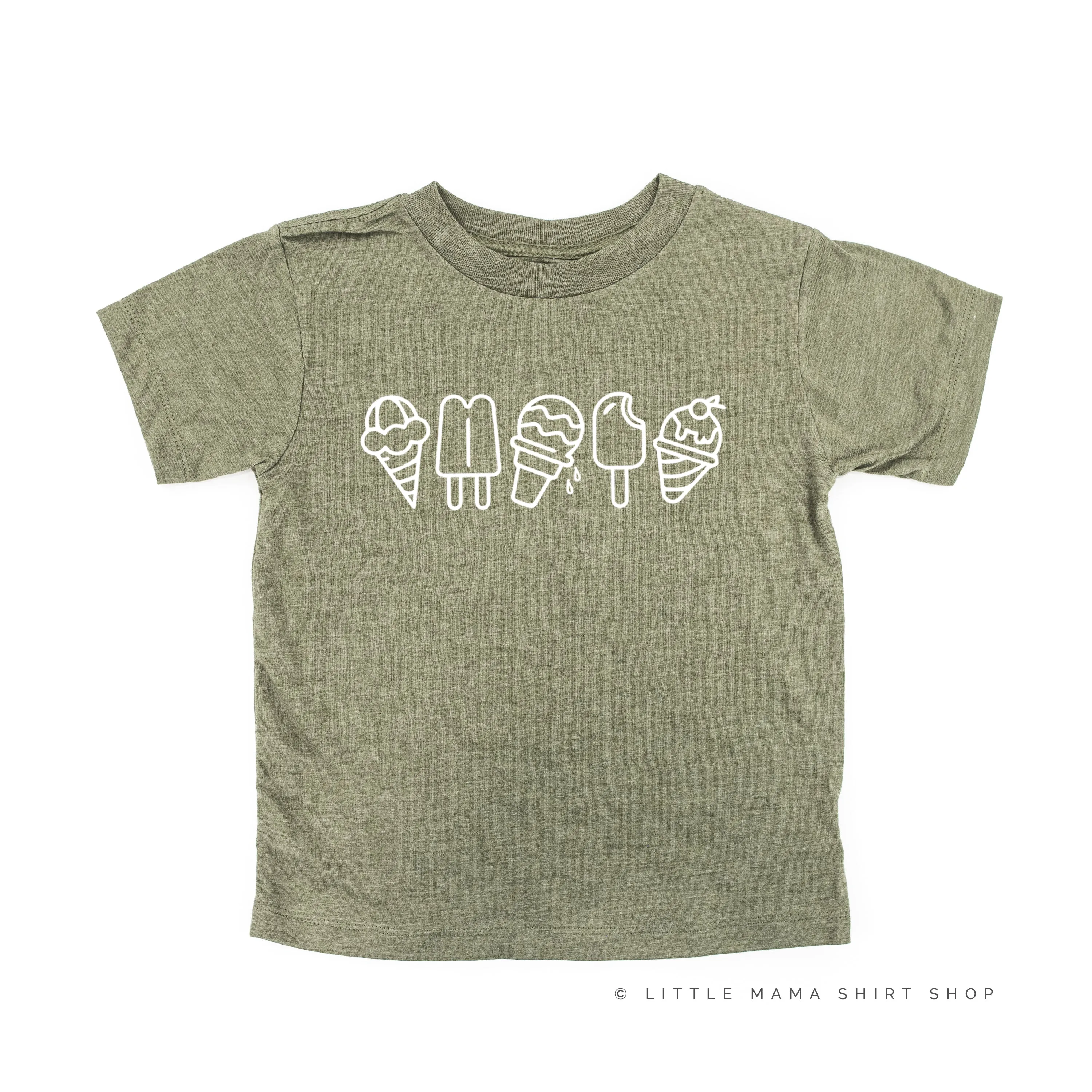 5 ACROSS ICE CREAM - Short Sleeve Child Shirt