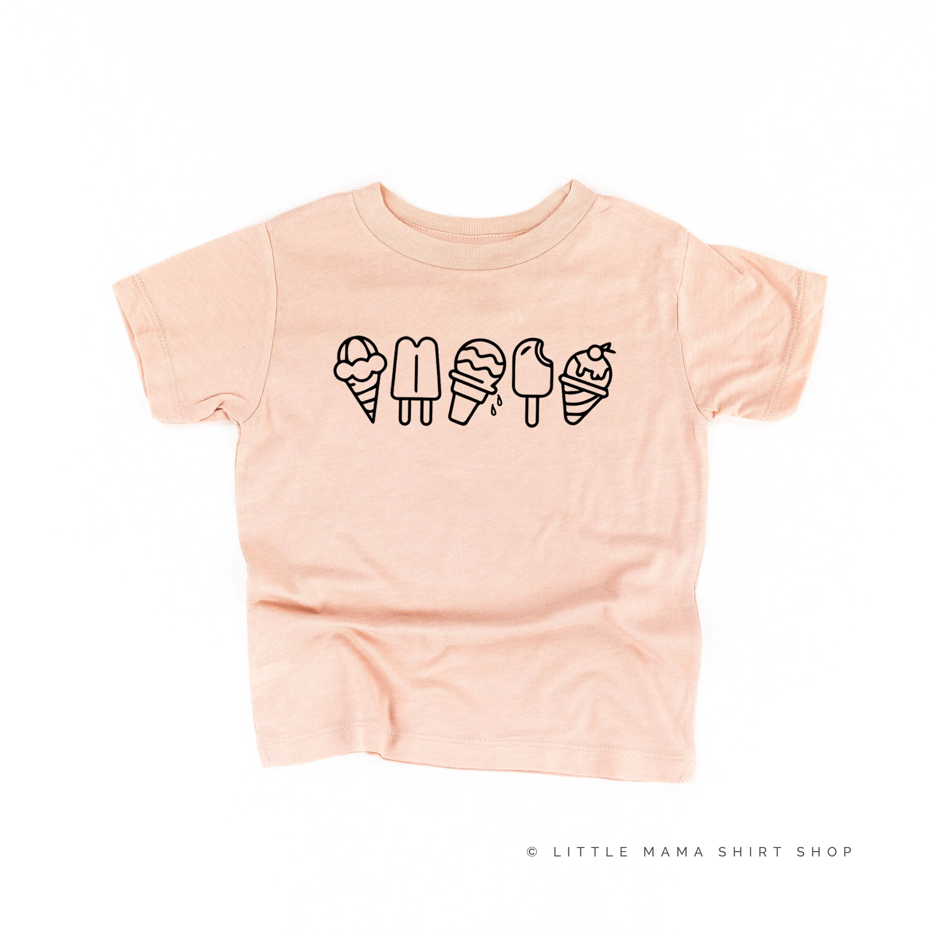 5 ACROSS ICE CREAM - Short Sleeve Child Shirt