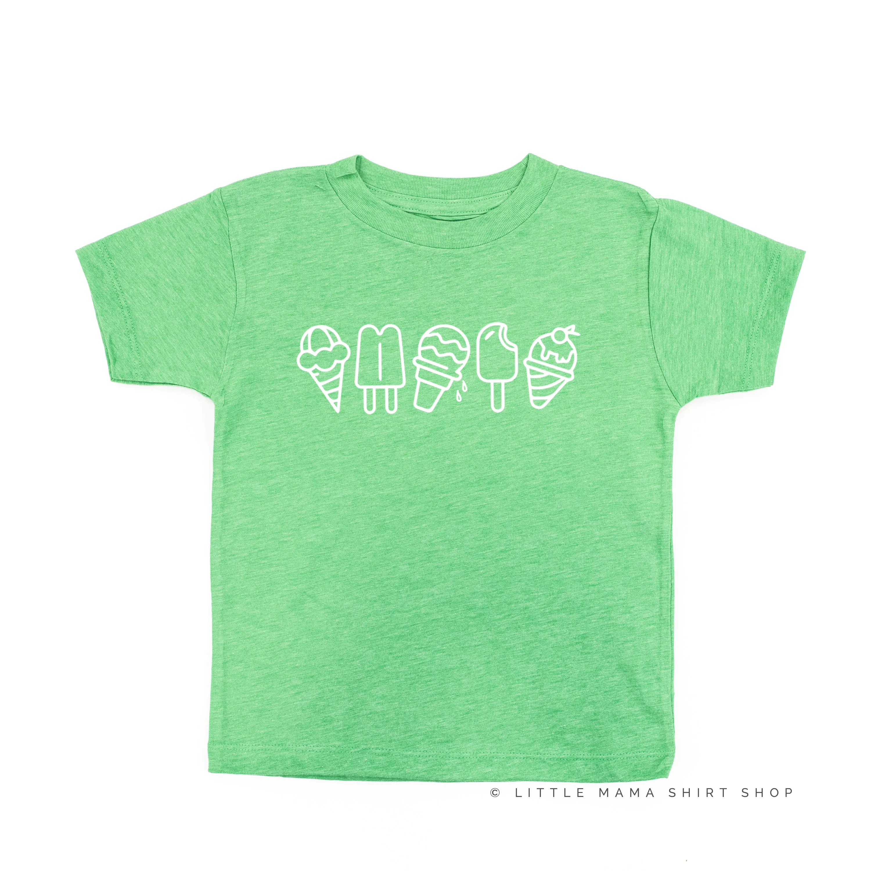 5 ACROSS ICE CREAM - Short Sleeve Child Shirt
