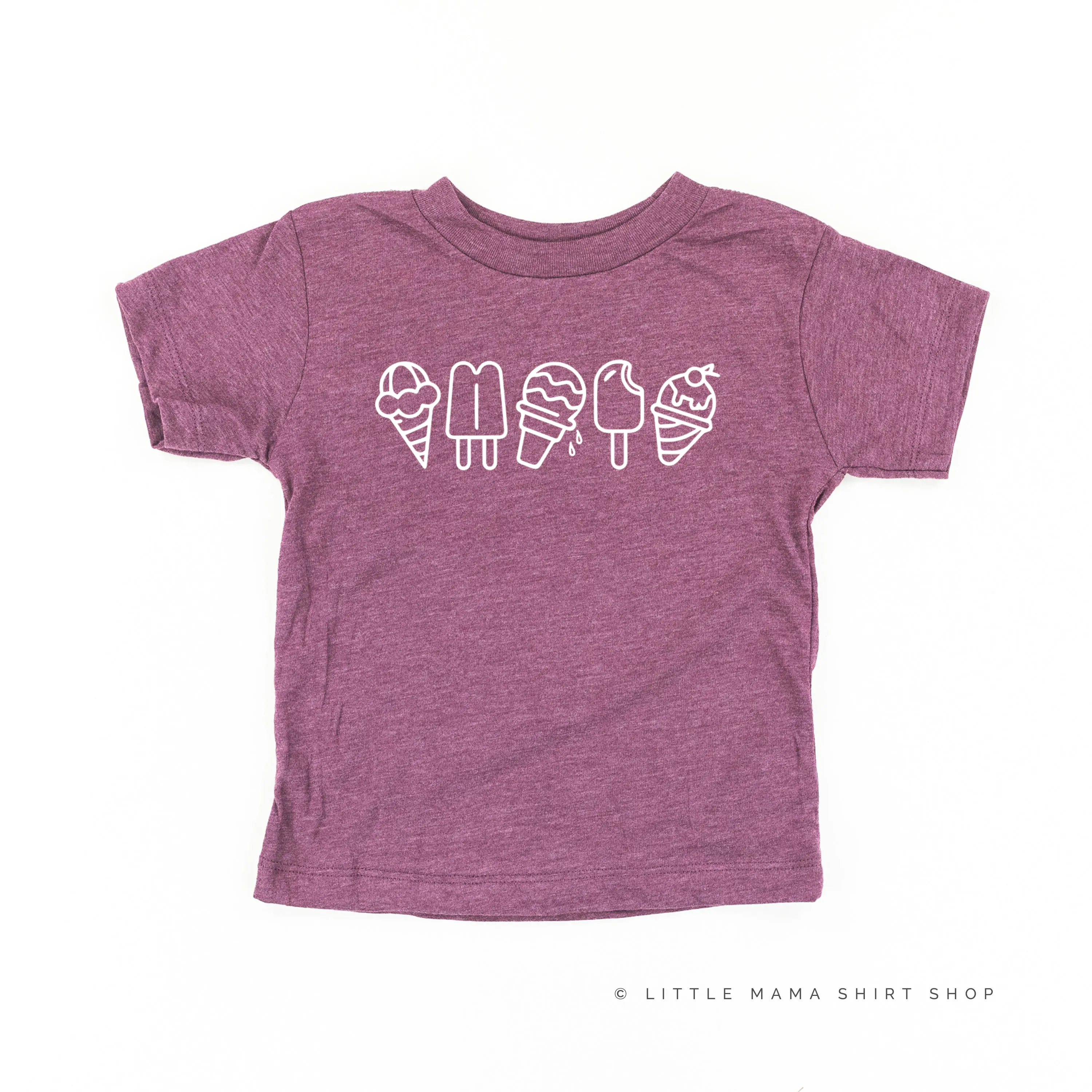 5 ACROSS ICE CREAM - Short Sleeve Child Shirt