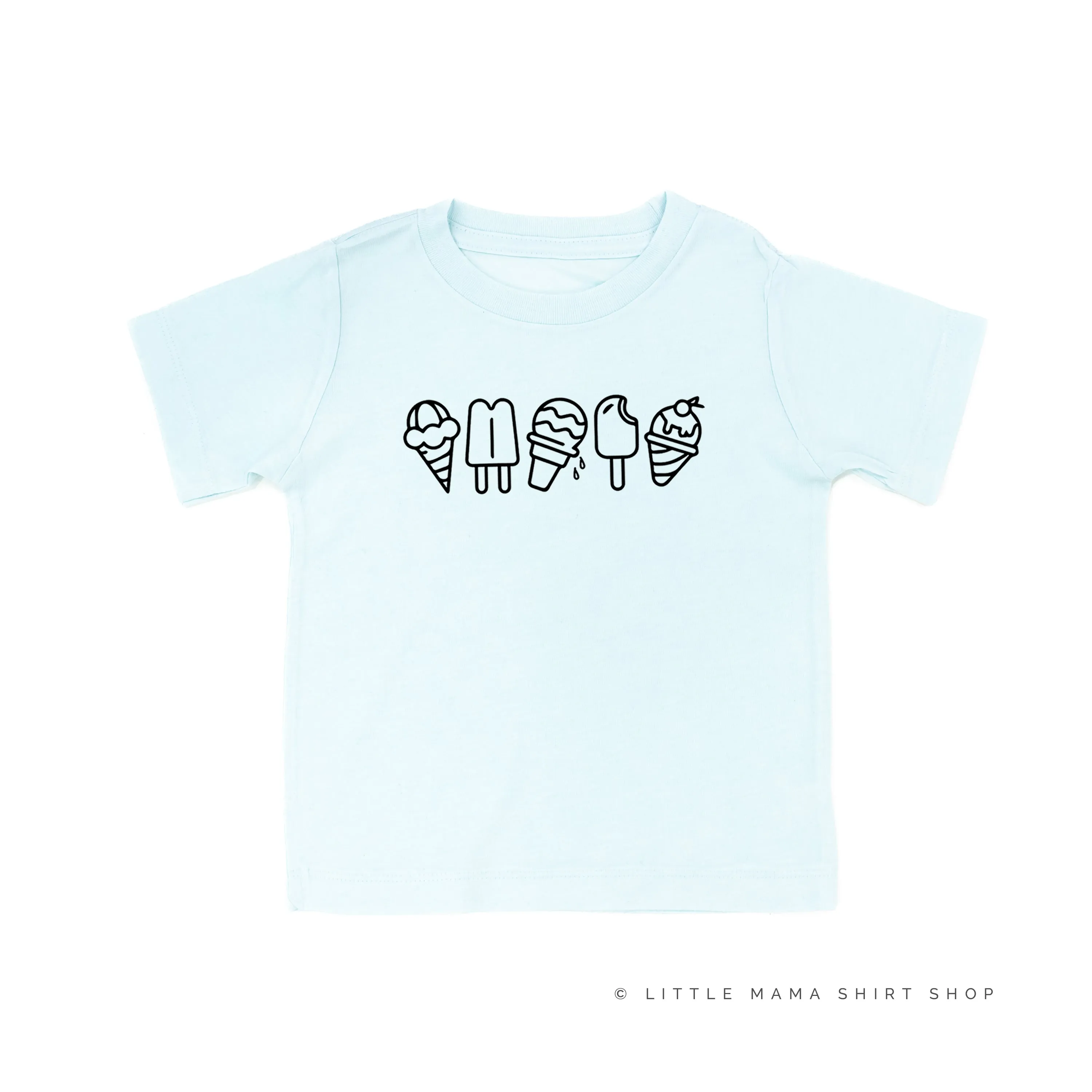 5 ACROSS ICE CREAM - Short Sleeve Child Shirt