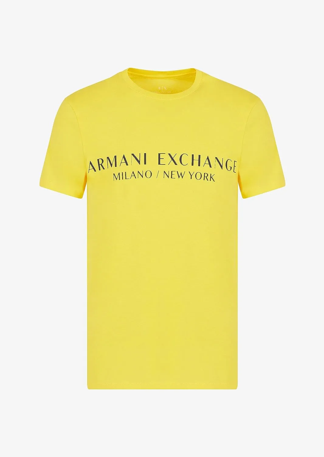 A | X ARMANI EXCHANGE Men's Short Sleeve Milan New York Logo Crew Neck T-Shirt