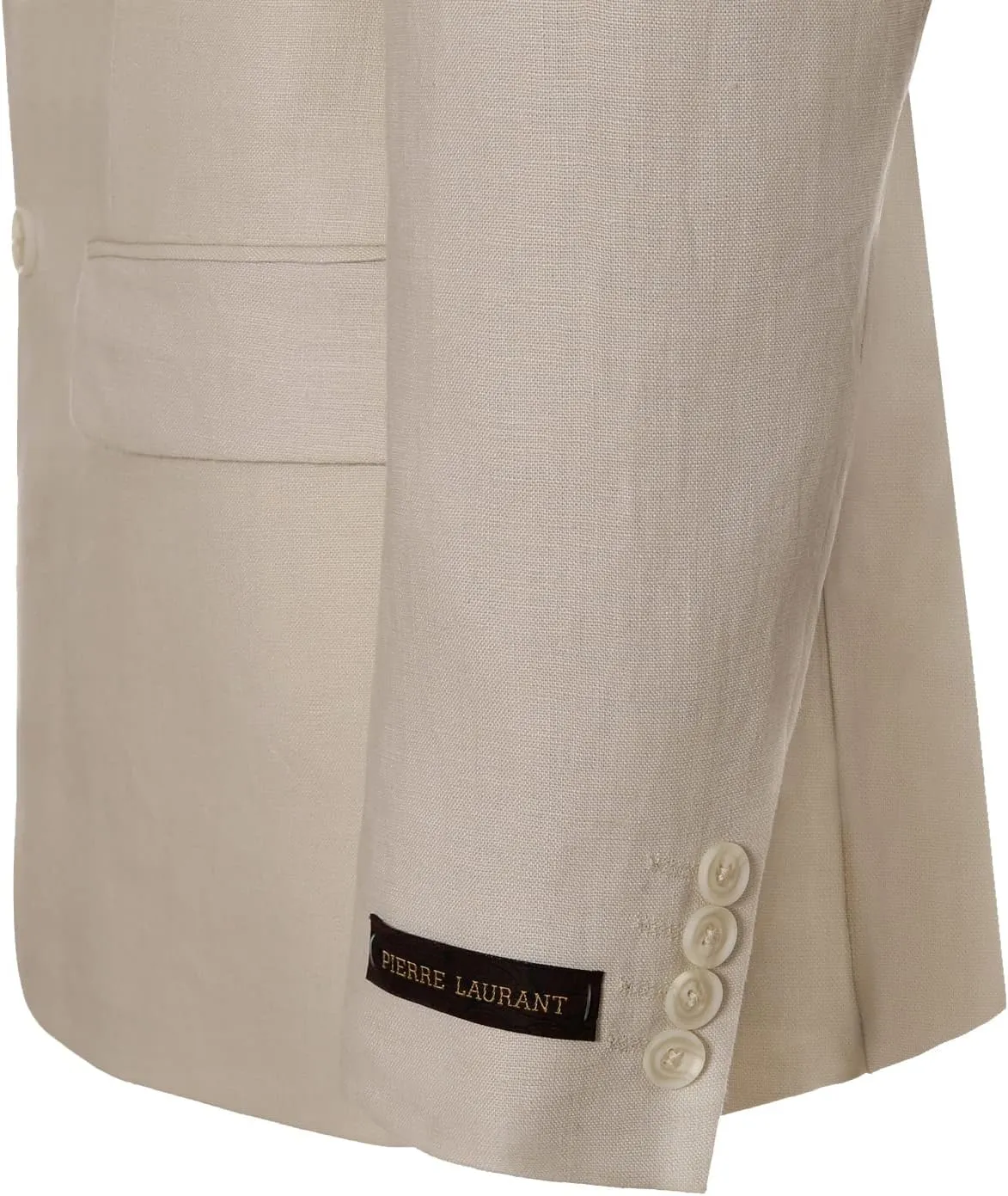 AMY ZHU Men's Sport Coat Slim Fit 2 Button Linen Cotton Blazer Lightweight Jacket