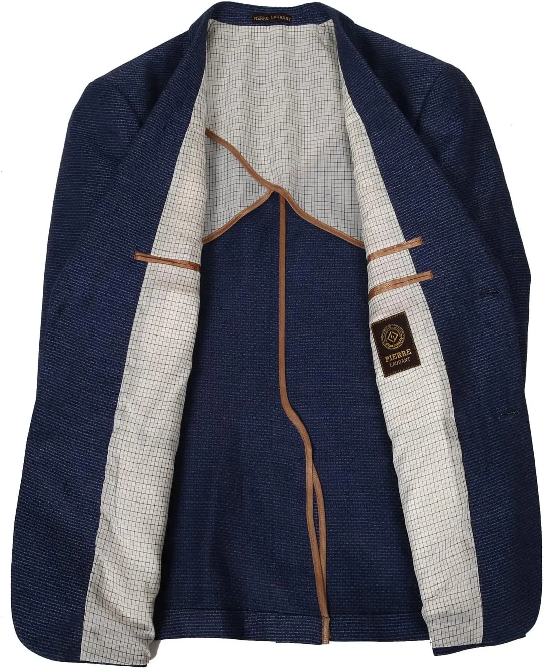 AMY ZHU Men's Sport Coat Slim Fit 2 Button Linen Cotton Blazer Lightweight Jacket