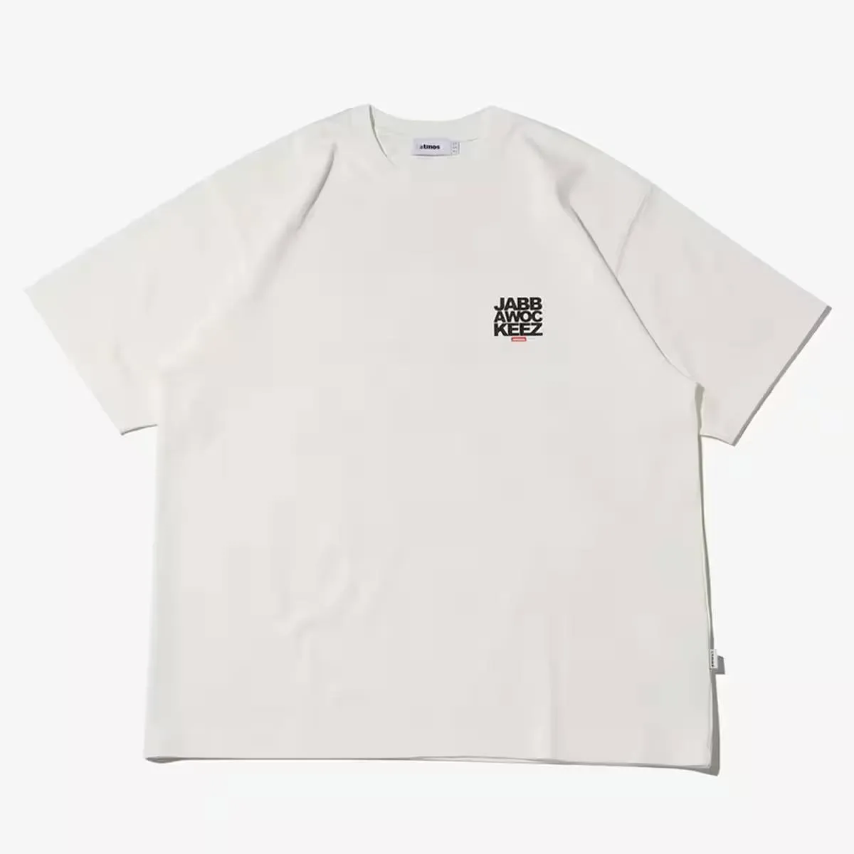 ATMOS X JABBAWOCKEEZ  MASK BACK PRINT T-SHIRTS