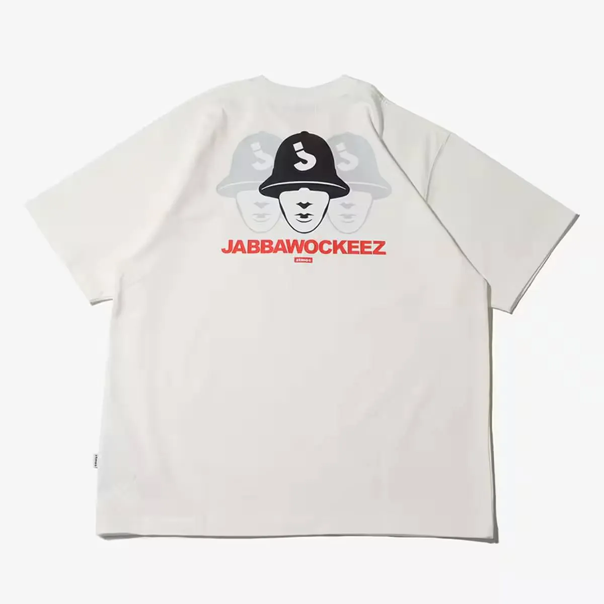 ATMOS X JABBAWOCKEEZ  MASK BACK PRINT T-SHIRTS