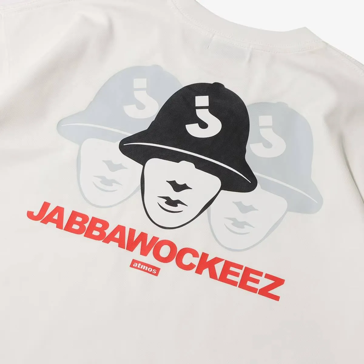 ATMOS X JABBAWOCKEEZ  MASK BACK PRINT T-SHIRTS