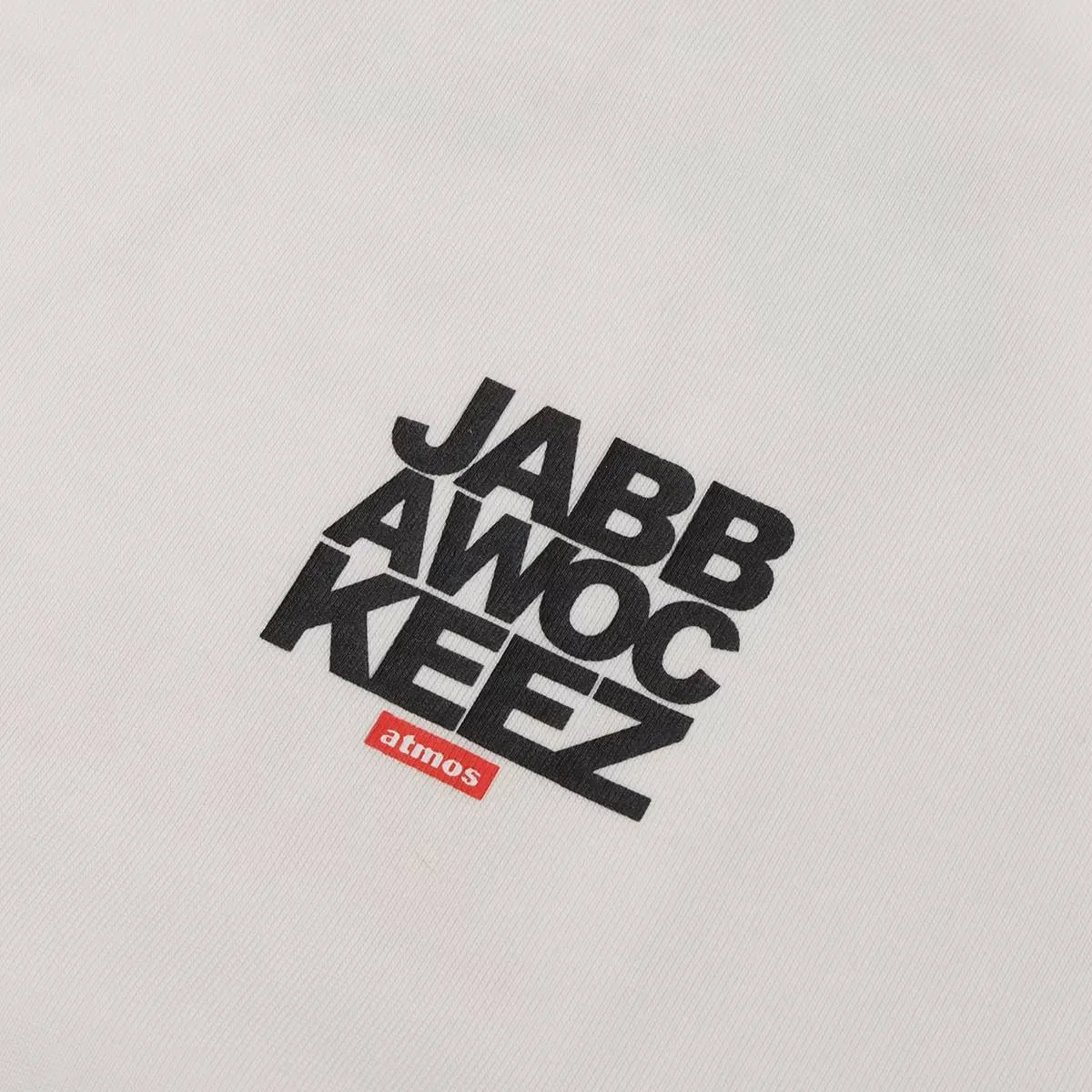ATMOS X JABBAWOCKEEZ  MASK BACK PRINT T-SHIRTS