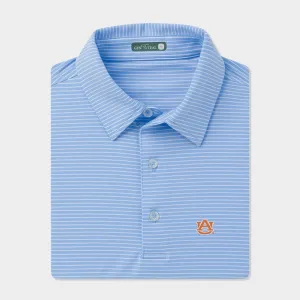 Auburn Driver Stripe Performance Polo