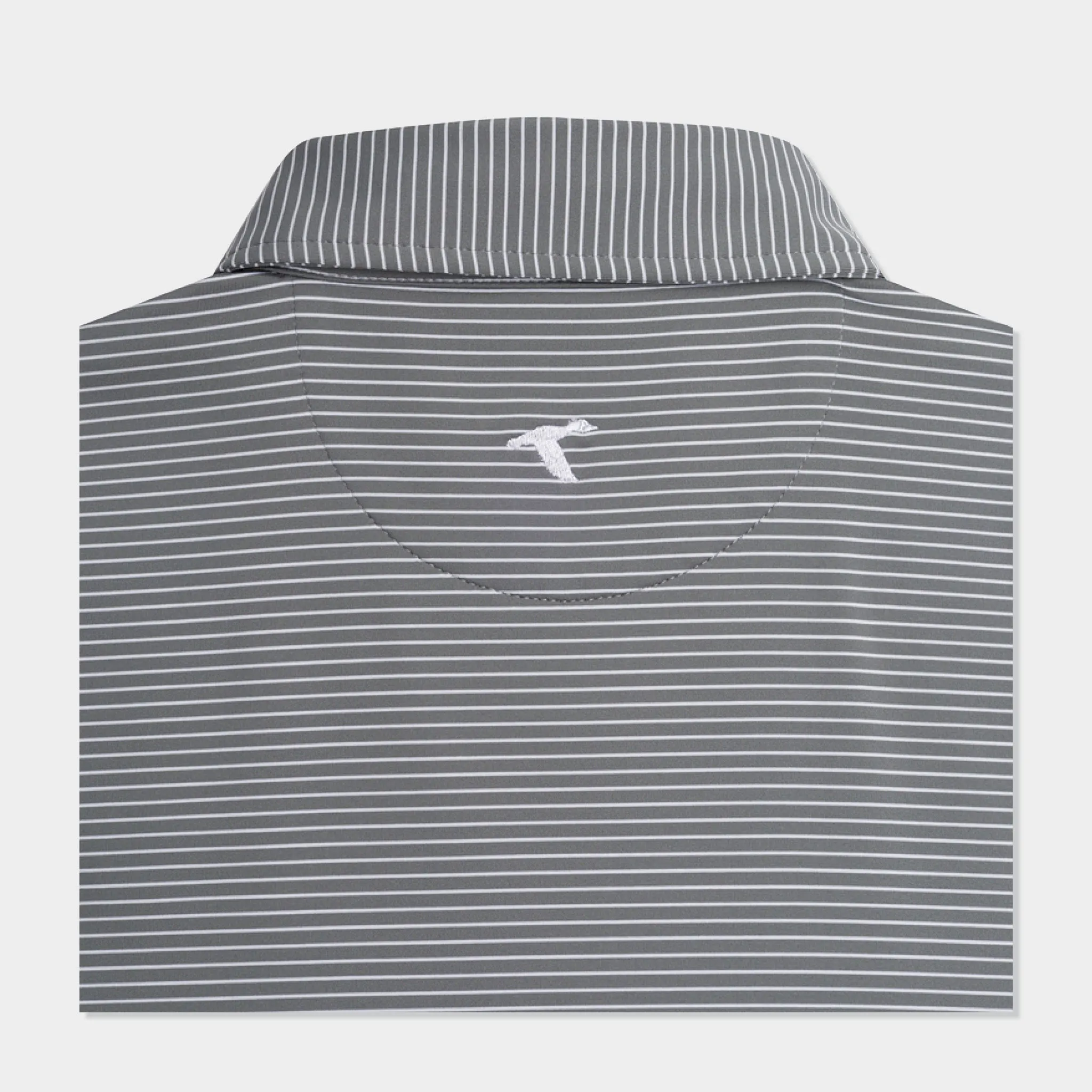 Auburn Driver Stripe Performance Polo
