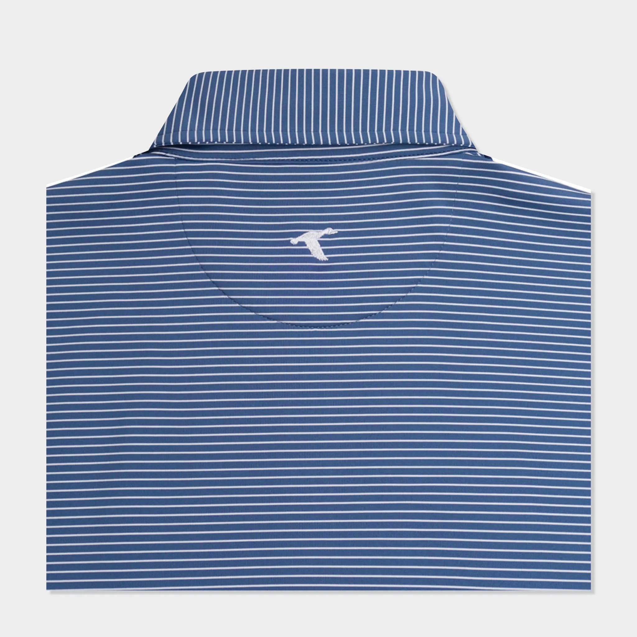 Auburn Driver Stripe Performance Polo