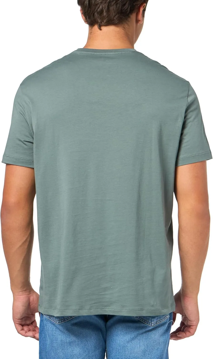 A|X ARMANI EXCHANGE Men's Short Sleeve Micro Milano/Ny Logo T-Shirt