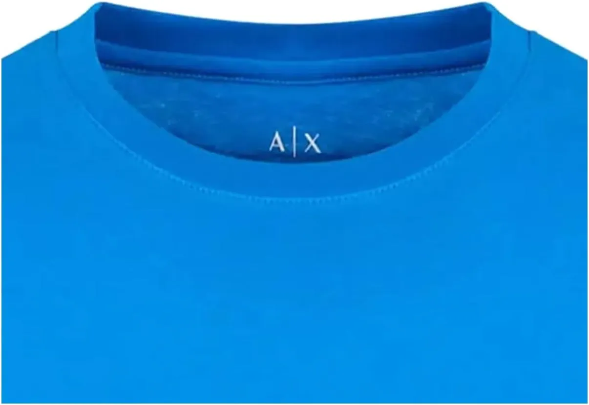 A|X ARMANI EXCHANGE Men's Short Sleeve Micro Milano/Ny Logo T-Shirt