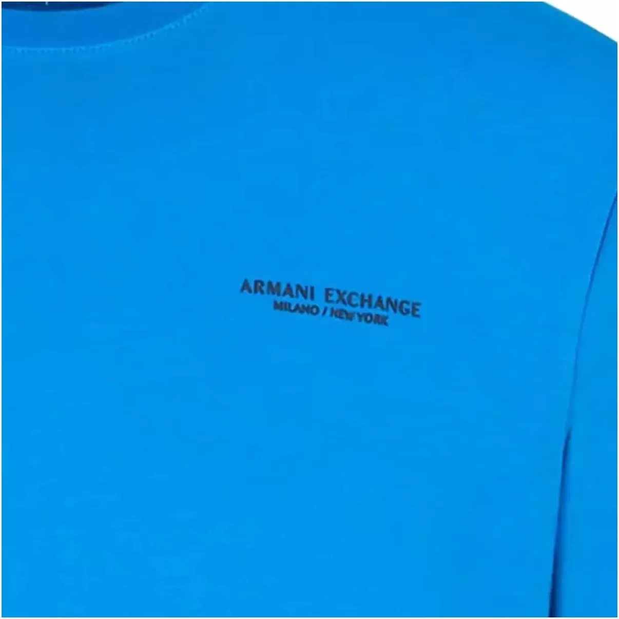 A|X ARMANI EXCHANGE Men's Short Sleeve Micro Milano/Ny Logo T-Shirt