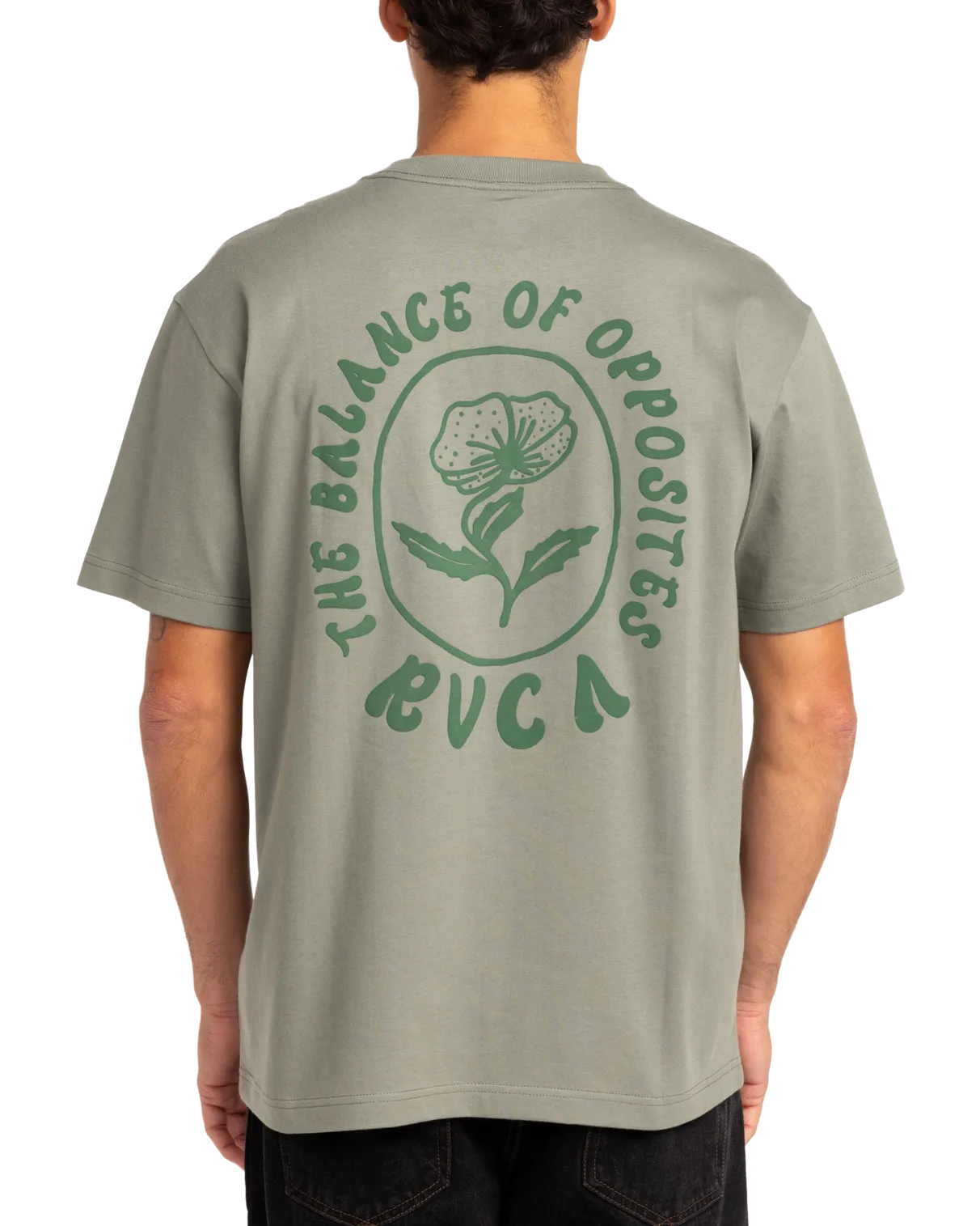 Balance Flower T-Shirt in Jade