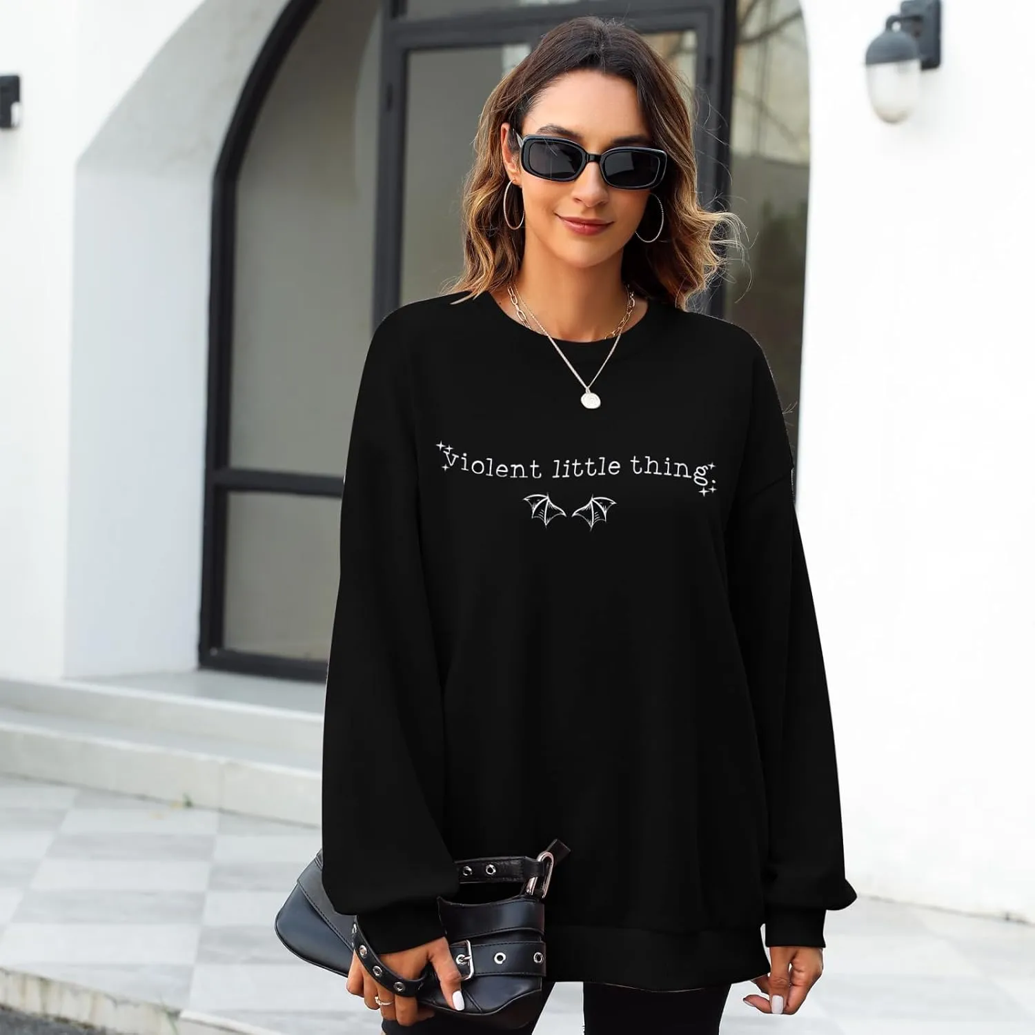 BANGELY Book Sweatshirt Womens Funny Reading Shirt Book Lovers T-Shirts Casual Bookish 2 Sided Graphic Pullover Tops