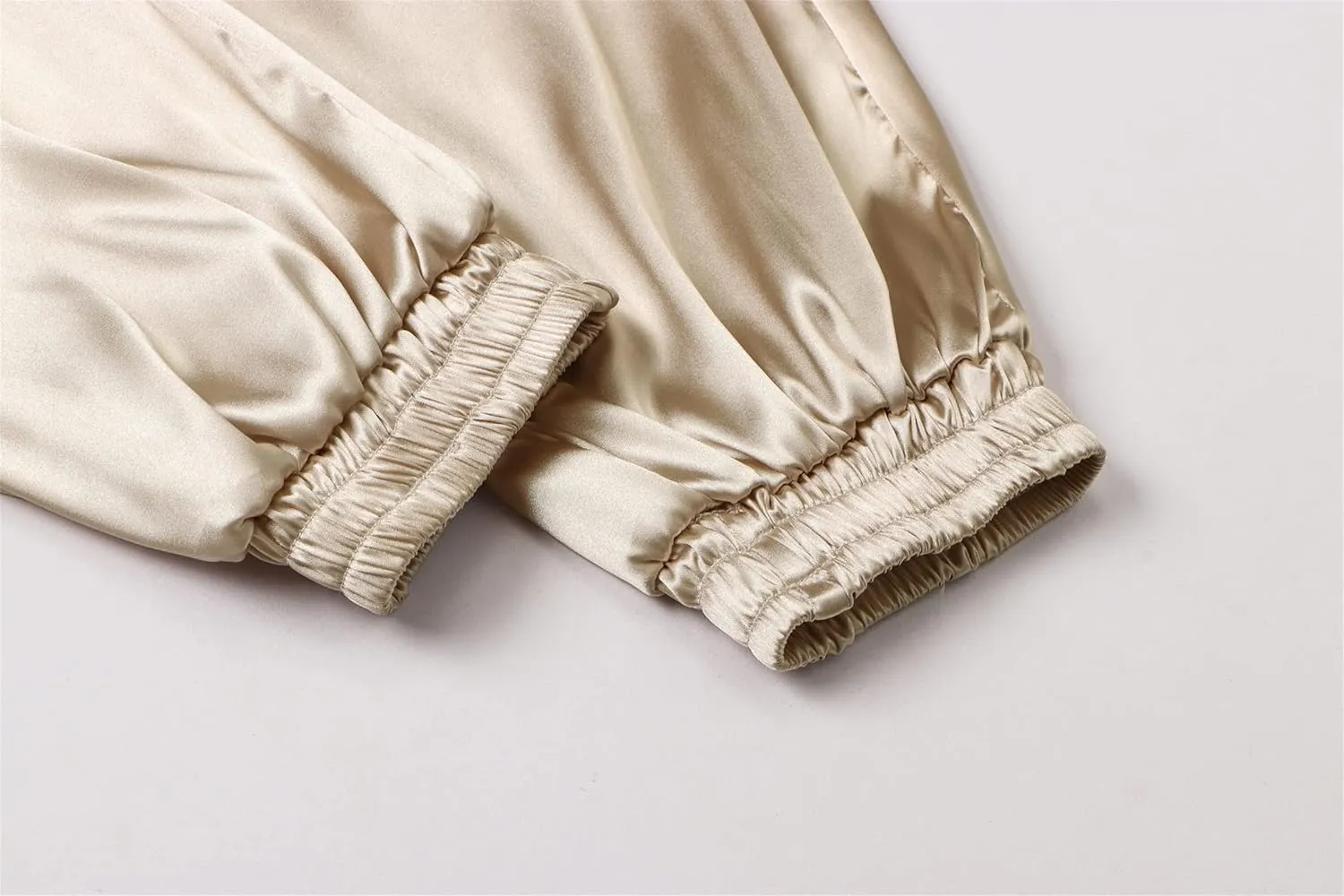 Betusline Women's Satin Silky Pants