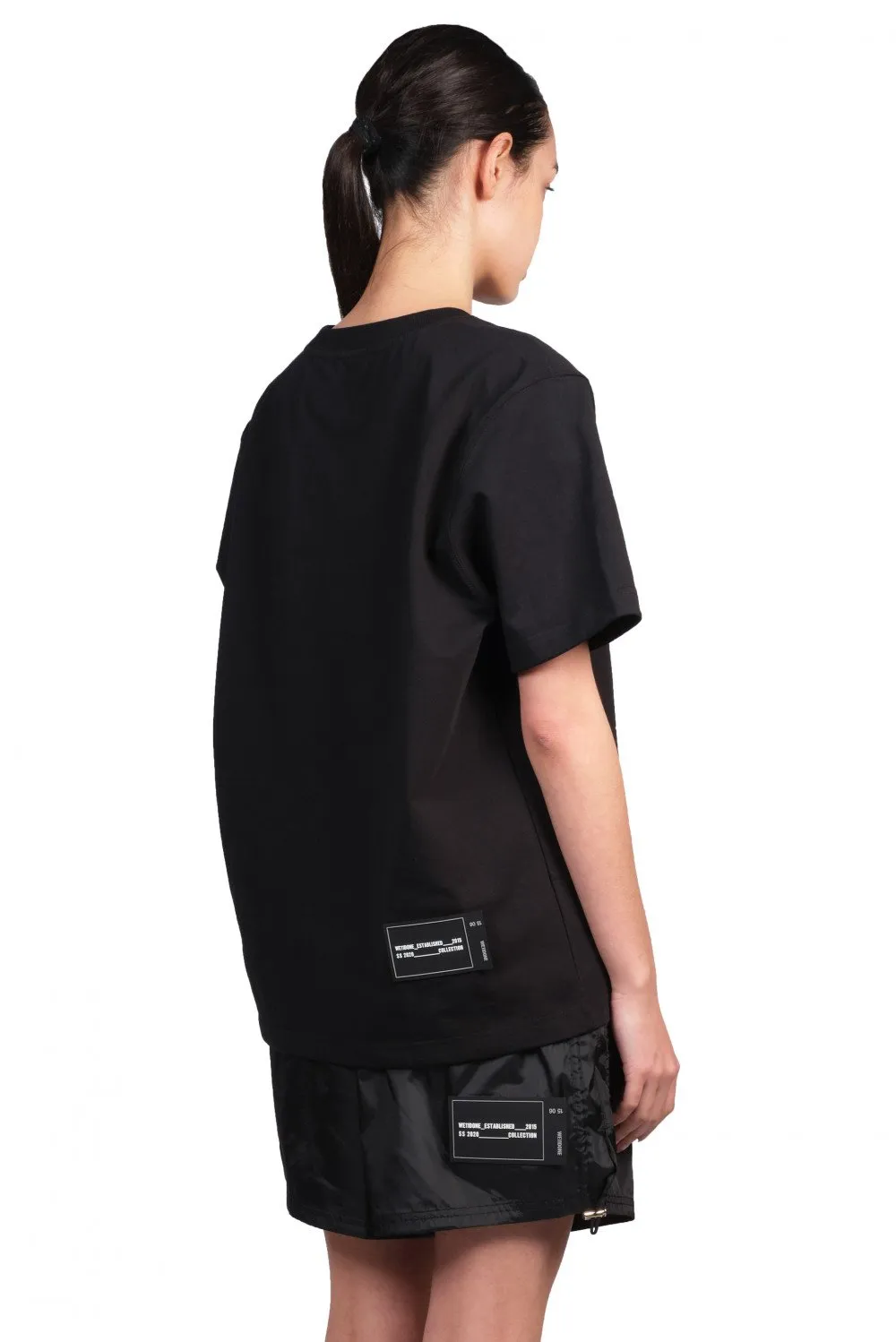 Black Silver Logo T-shirt