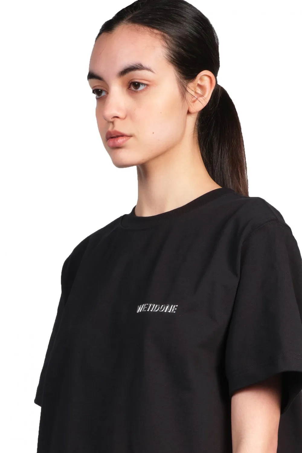 Black Silver Logo T-shirt
