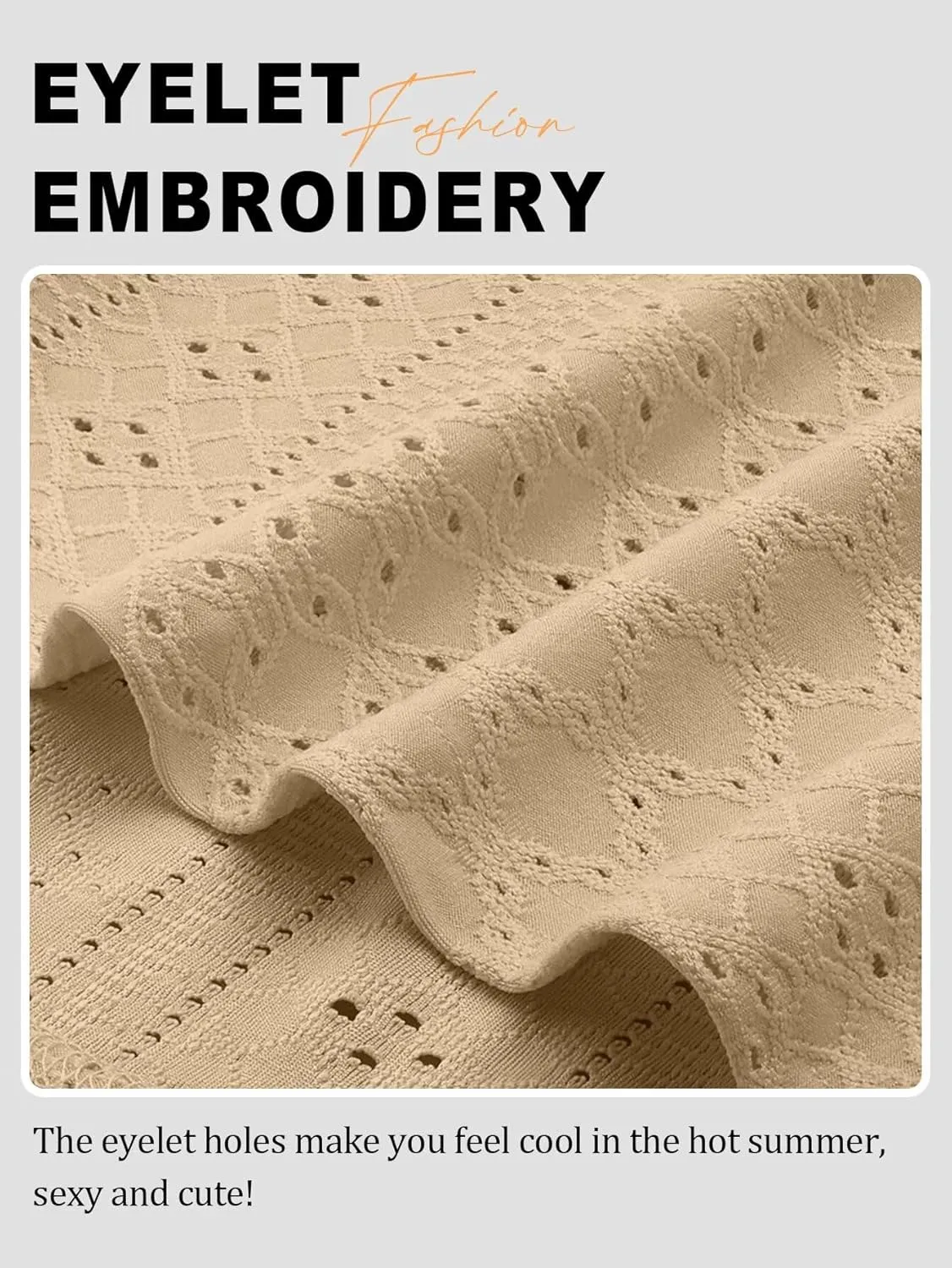 Bliwov Womens Tops Eyelet Embroidery Summer Spring Curved Hem 2025 Casual Short Sleeve Trendy T Shirts Beach Vacation Clothes