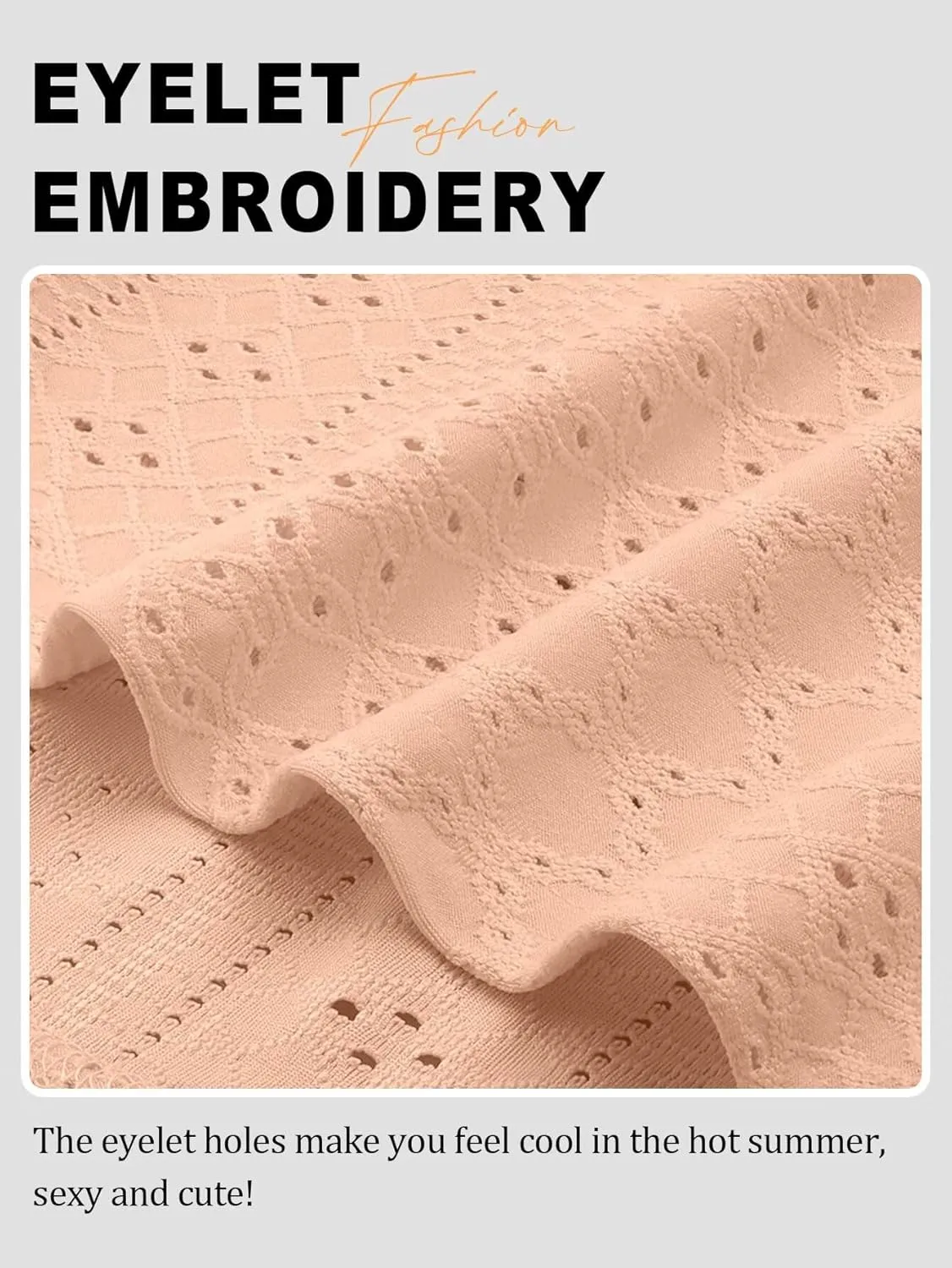 Bliwov Womens Tops Eyelet Embroidery Summer Spring Curved Hem 2025 Casual Short Sleeve Trendy T Shirts Beach Vacation Clothes