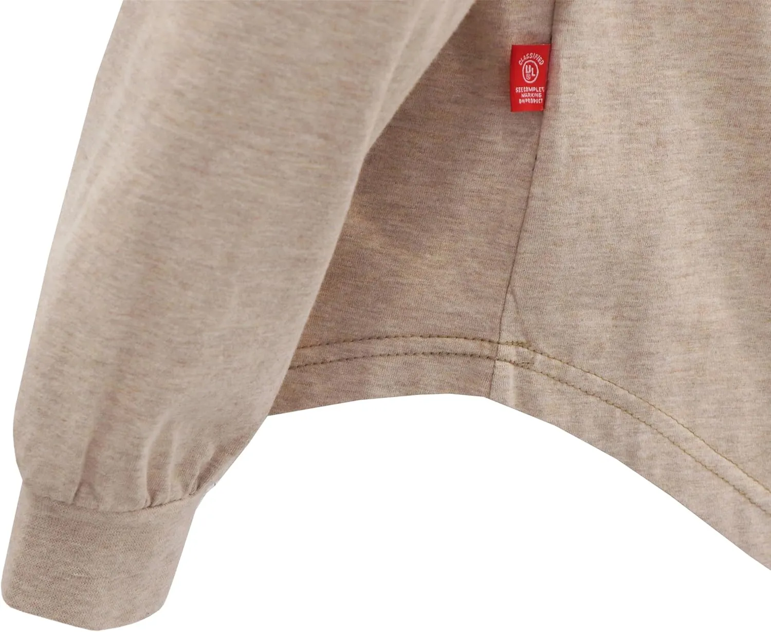 BOCOMAL FR Hooded T Shirts Heather Series 6oz Flame Resistant NFPA2112 CAT2 Fire Retardant Hoodies Work Shirt
