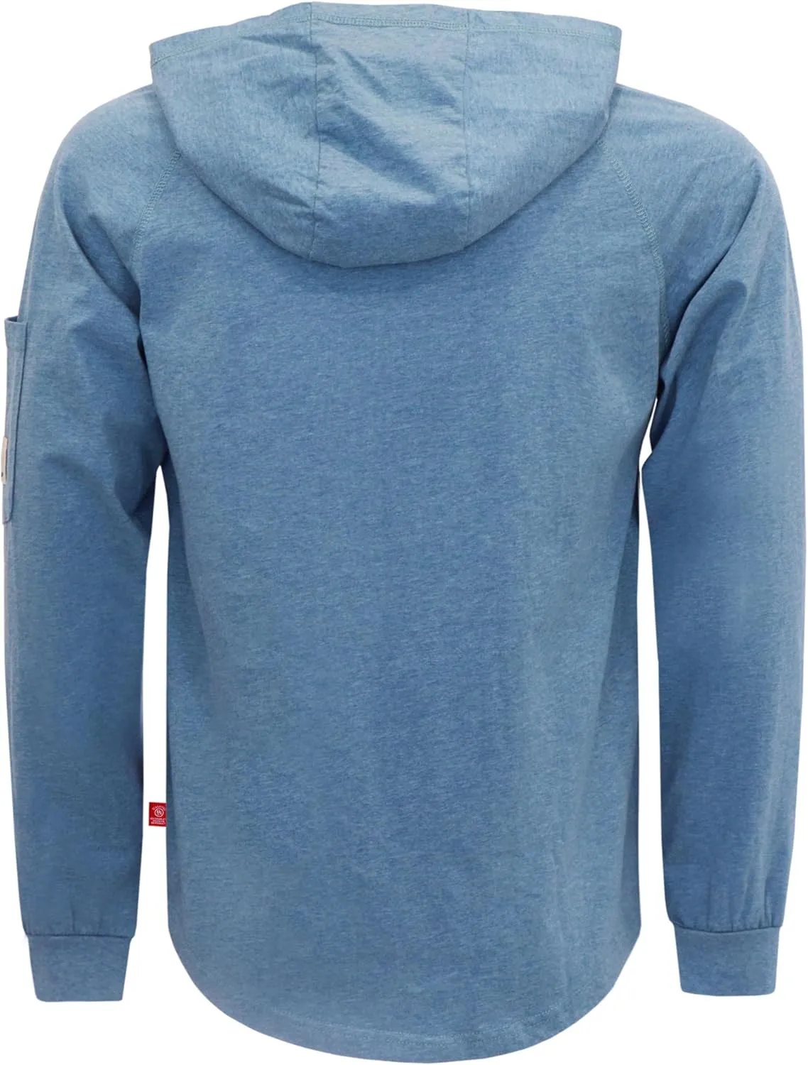 BOCOMAL FR Hooded T Shirts Heather Series 6oz Flame Resistant NFPA2112 CAT2 Fire Retardant Hoodies Work Shirt