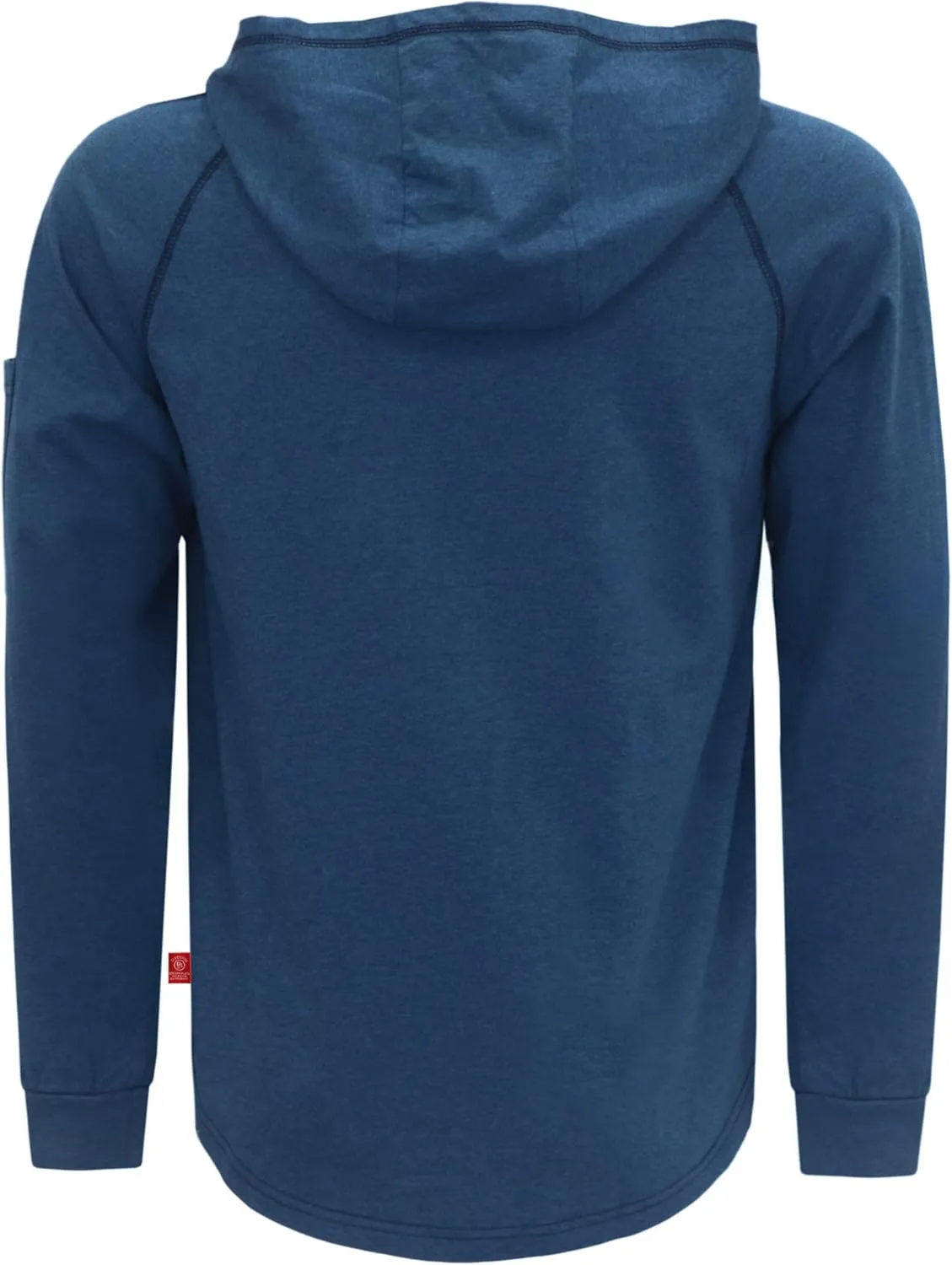 BOCOMAL FR Hooded T Shirts Heather Series 6oz Flame Resistant NFPA2112 CAT2 Fire Retardant Hoodies Work Shirt