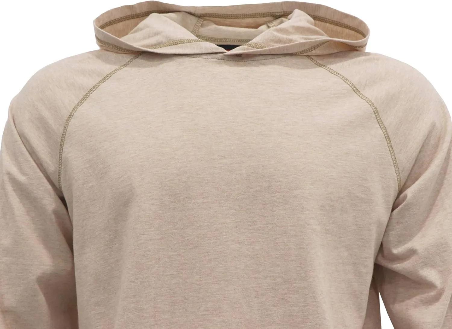 BOCOMAL FR Hooded T Shirts Heather Series 6oz Flame Resistant NFPA2112 CAT2 Fire Retardant Hoodies Work Shirt