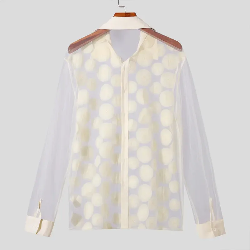 Bold Dot Mesh Shirt Collection