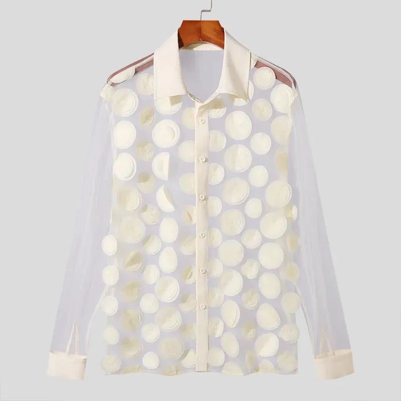 Bold Dot Mesh Shirt Collection