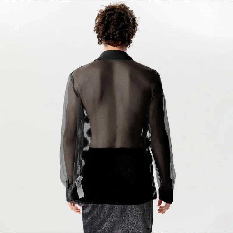 Bold Dot Mesh Shirt Collection