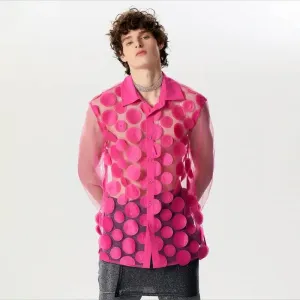 Bold Dot Mesh Shirt Collection