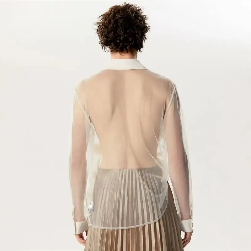 Bold Dot Mesh Shirt Collection