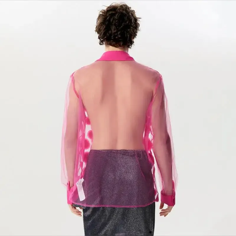 Bold Dot Mesh Shirt Collection