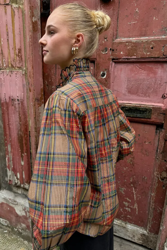 Bonté Aida Rust Multi Shirt