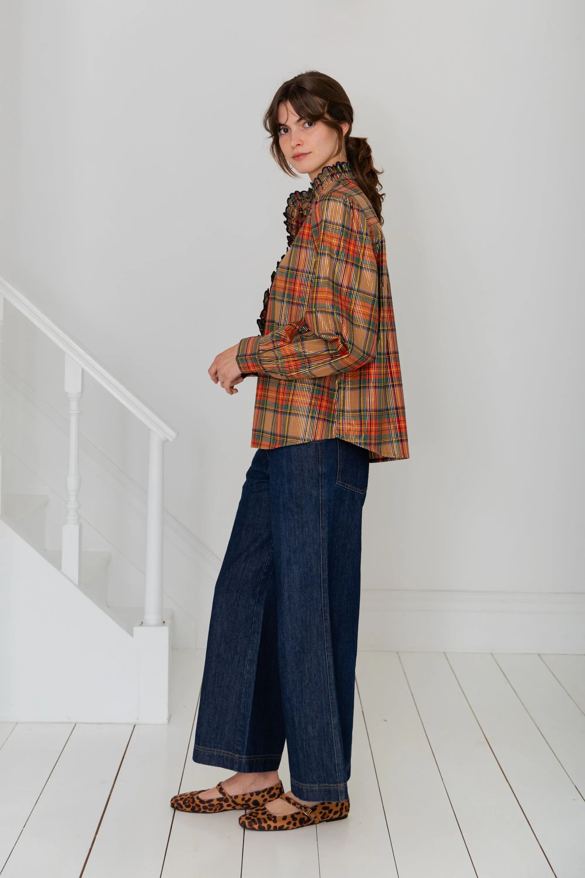Bonté Aida Rust Multi Shirt