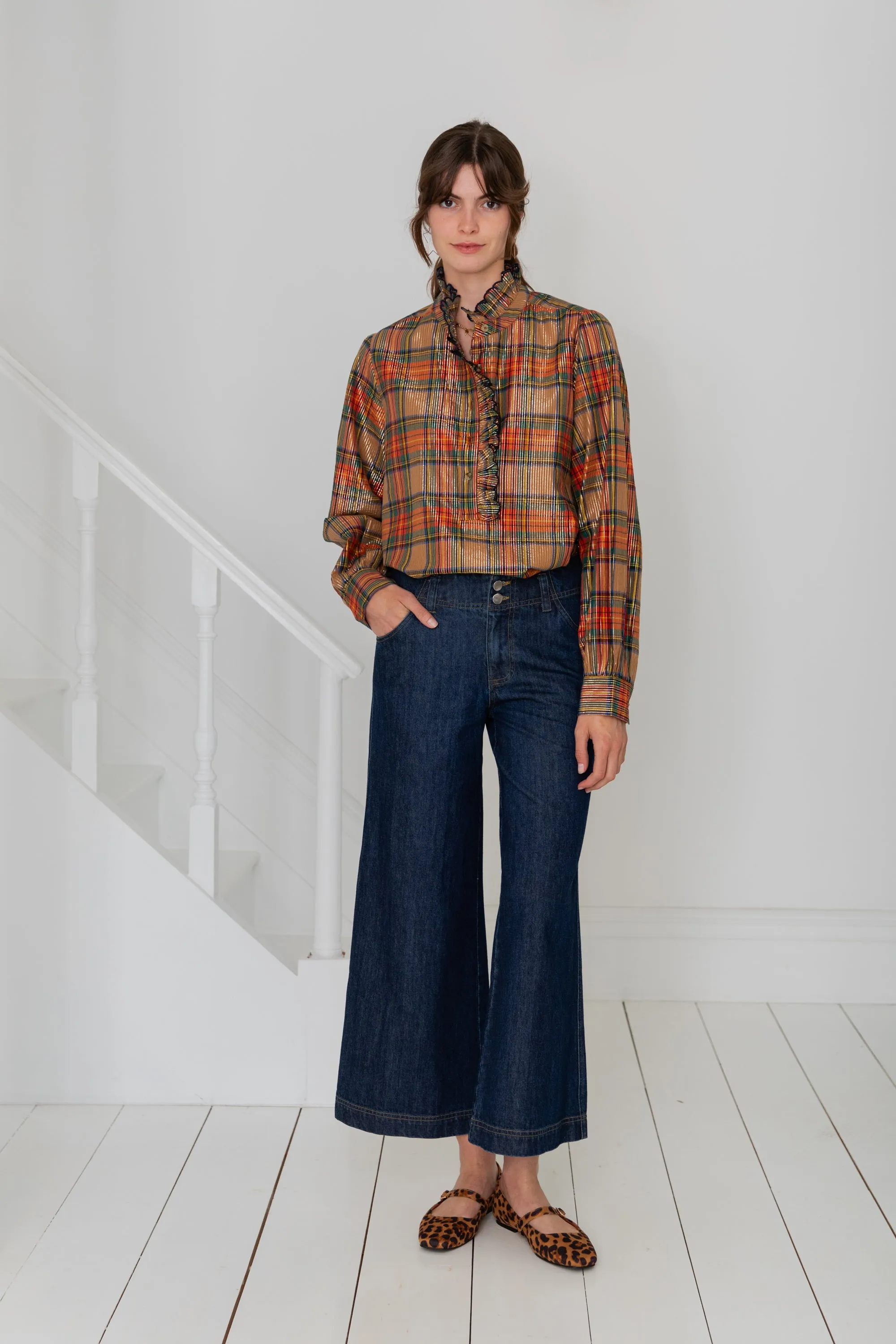 Bonté Aida Rust Multi Shirt