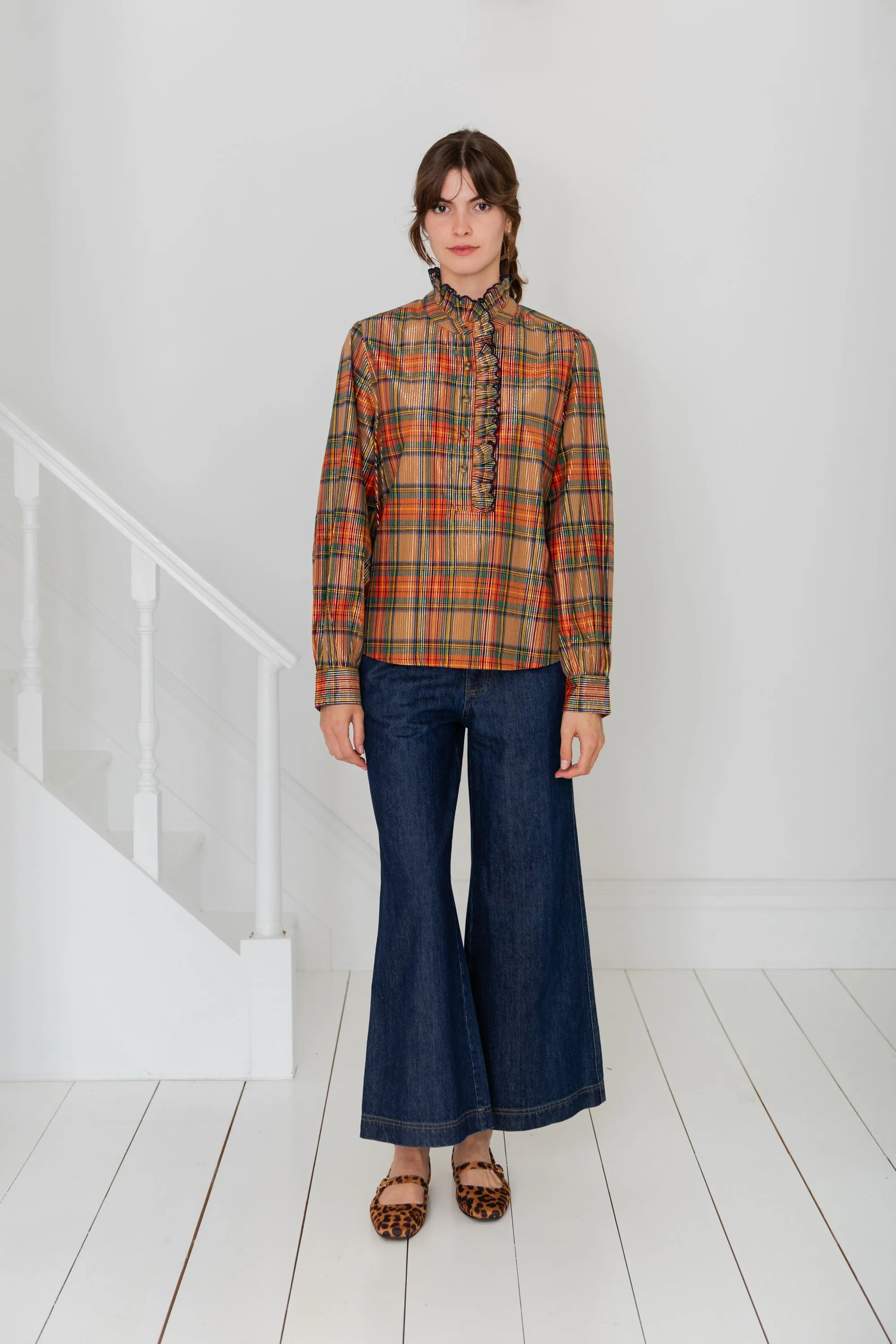 Bonté Aida Rust Multi Shirt