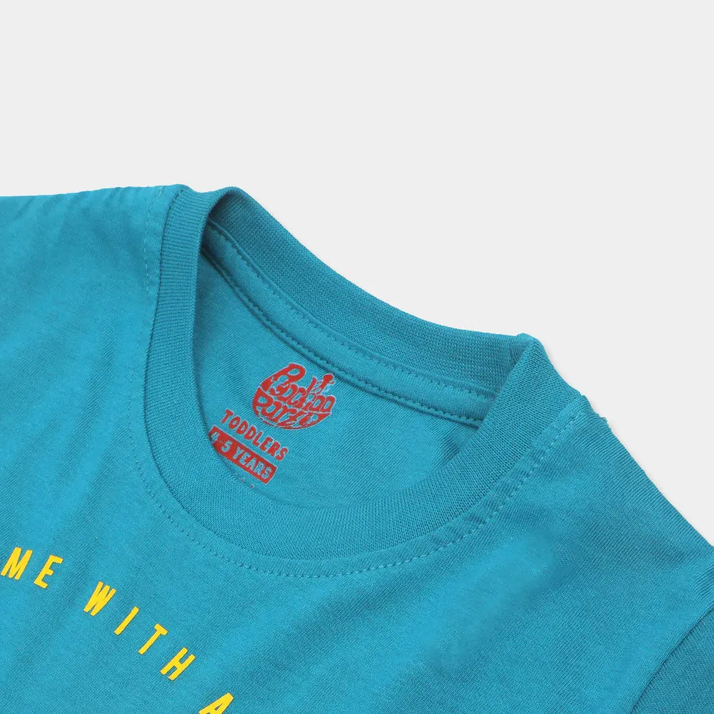 Boys T-Shirt Shoot me - Blue
