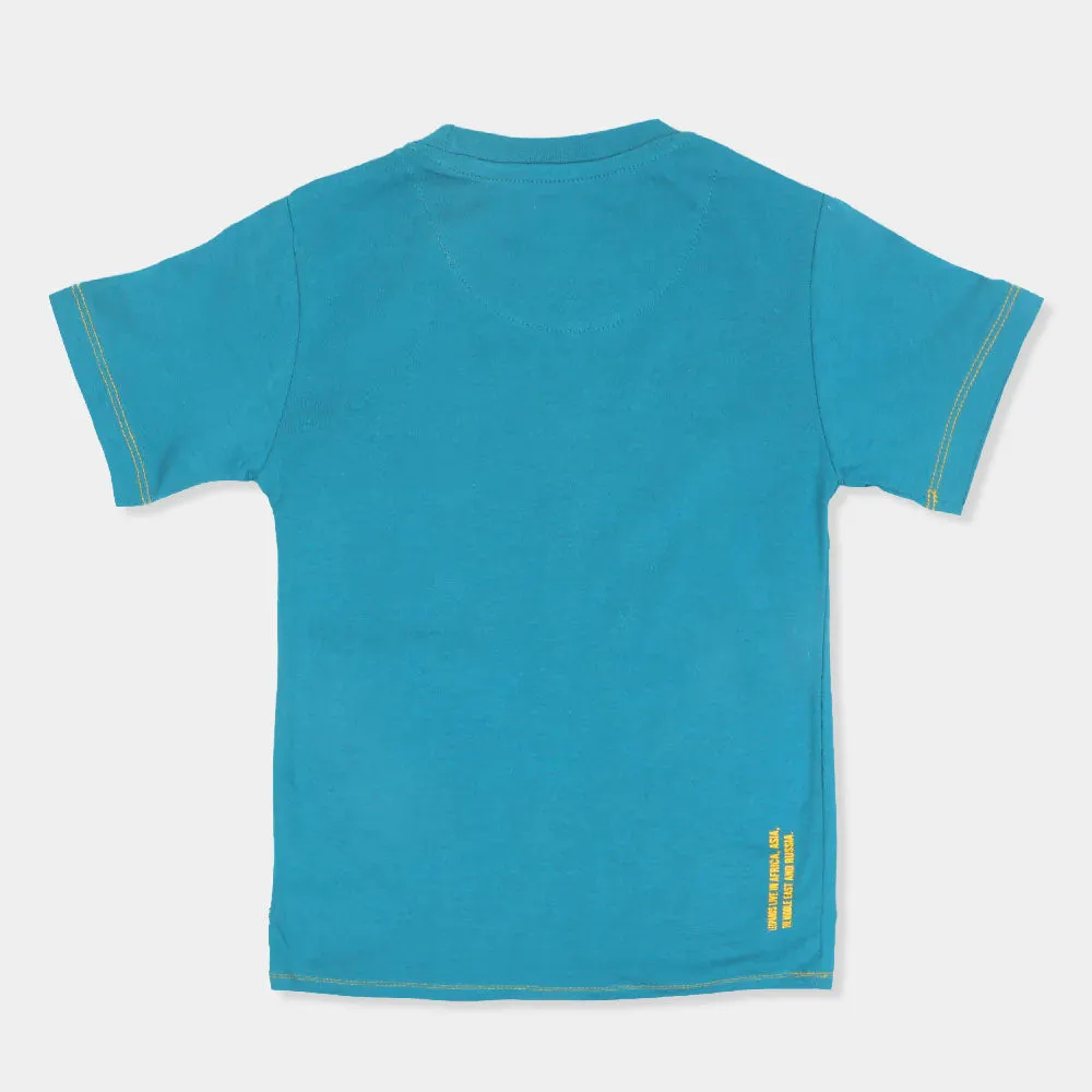 Boys T-Shirt Shoot me - Blue