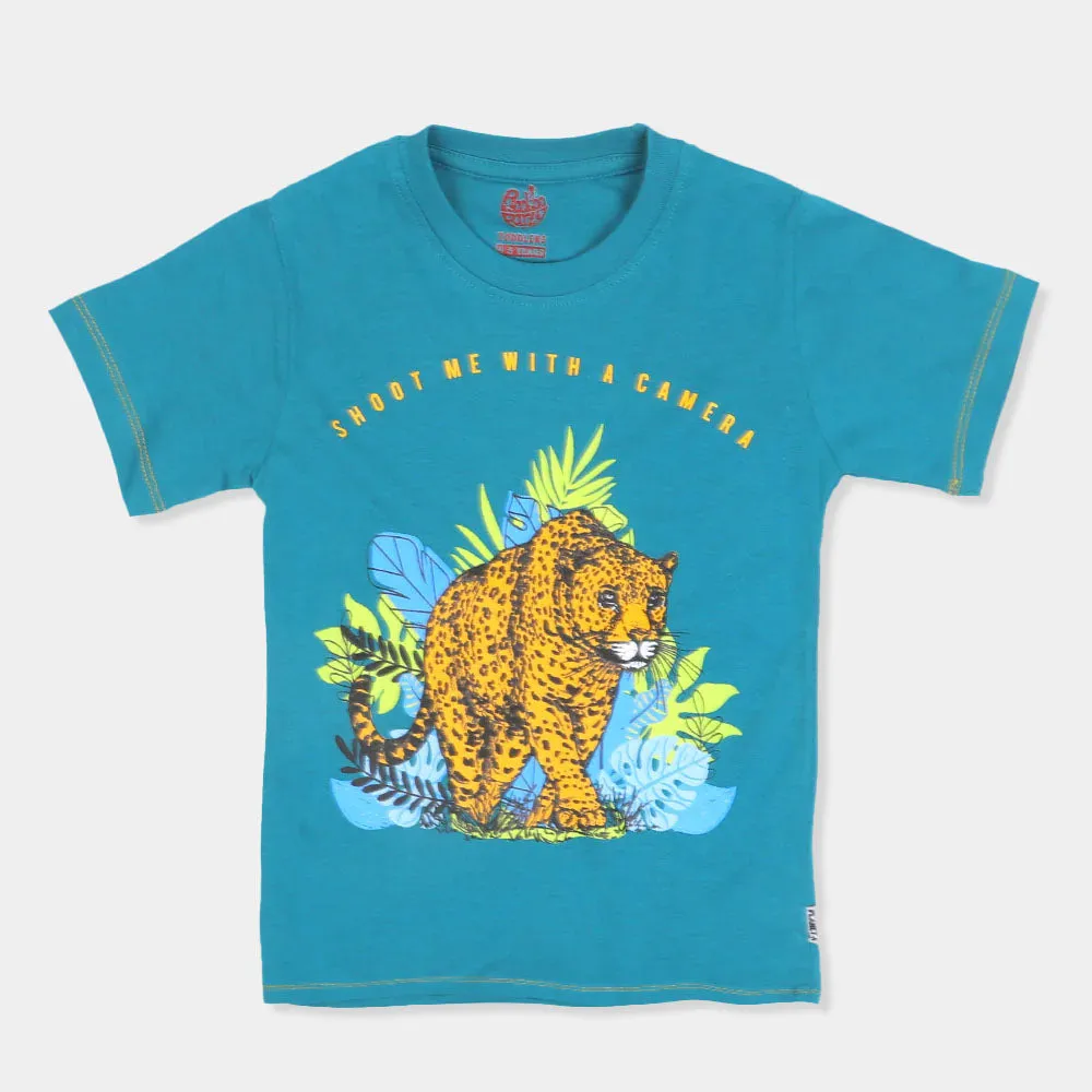 Boys T-Shirt Shoot me - Blue