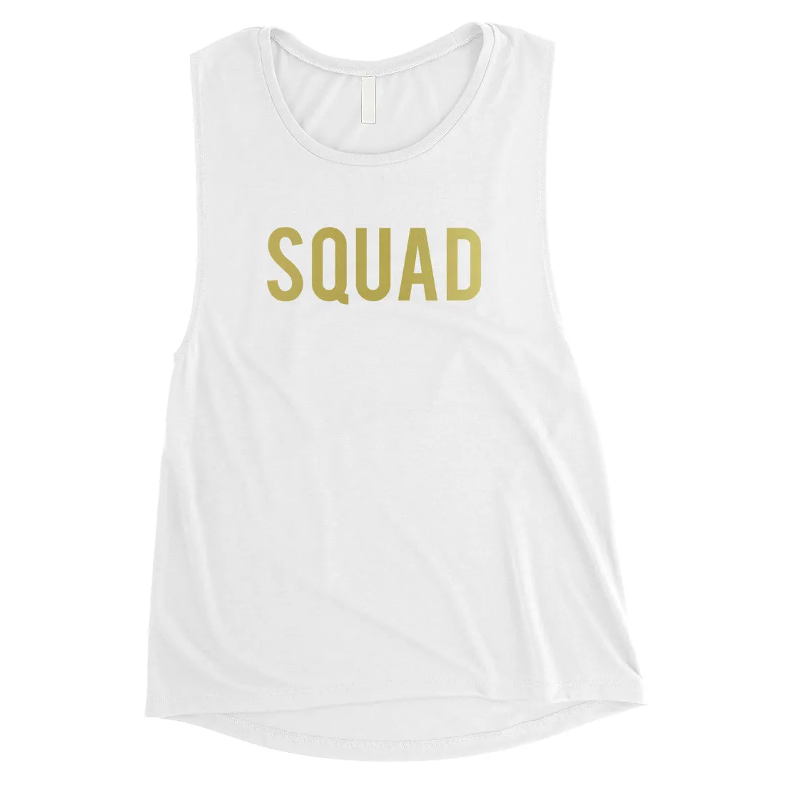 Bride Squad Boxed-GOLD Womens Muscle Tank Top Exciting Cool Classic