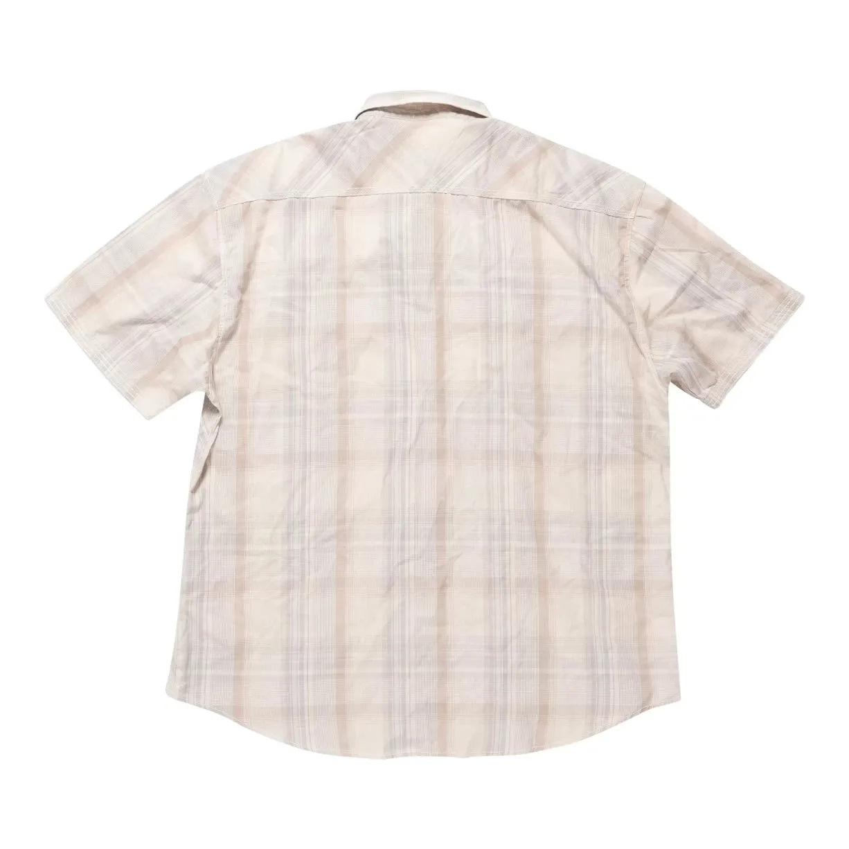 Buckle Plaid Athletic Shirt